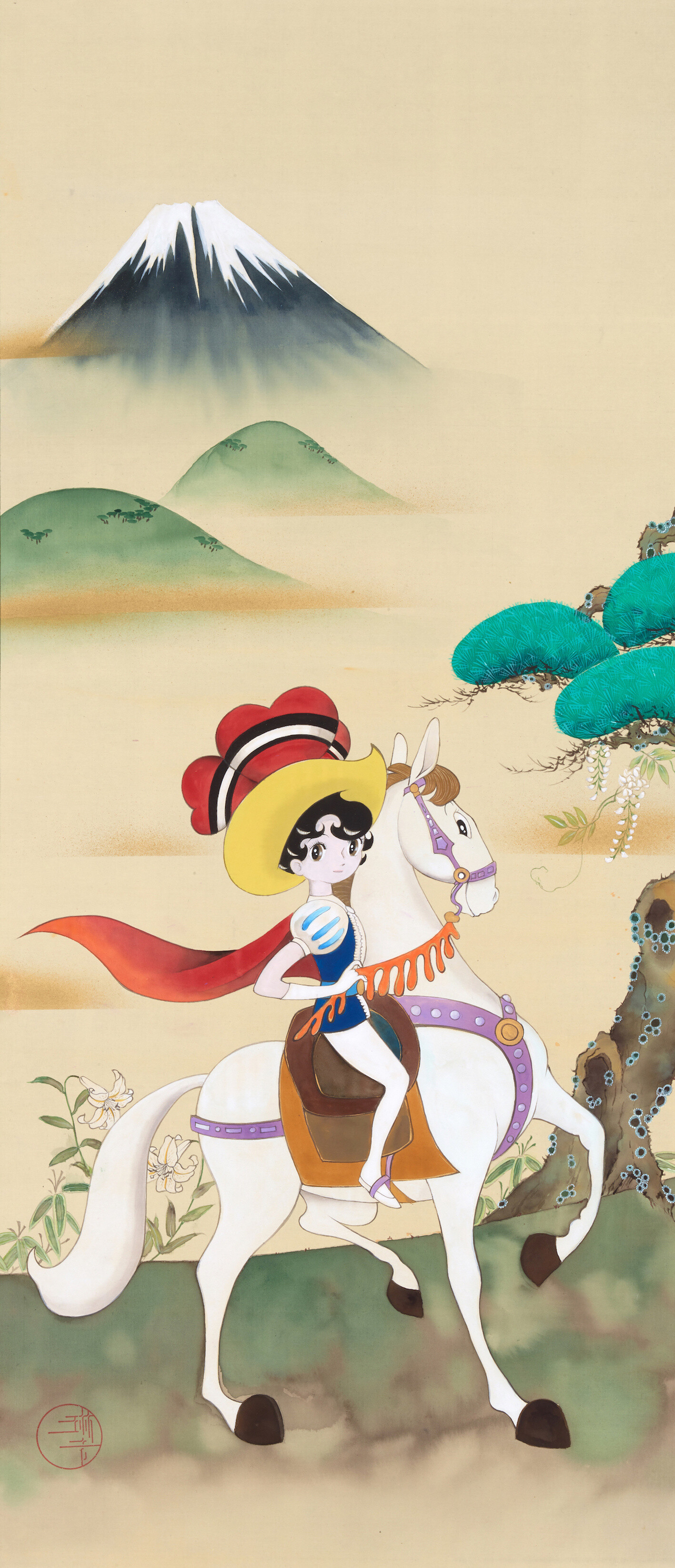 Hatsune Miku, Rilakkuma and More Go Back in Time With Traditional Art! 3