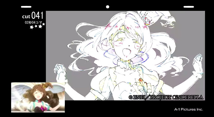 “The Idolmaster Cinderella Girls” Opening Key Animations Move! 8