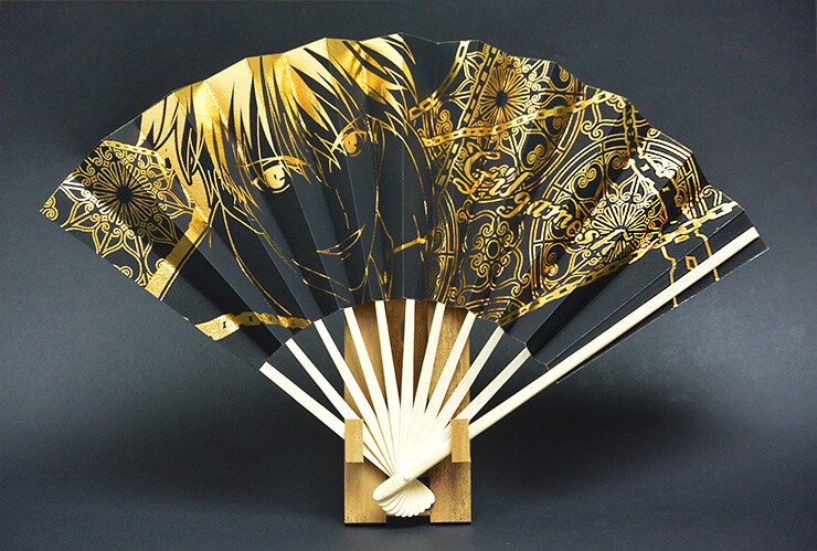 Orders for Fate/stay night: UBW Gold-Decorated Fan Open on Cross Crowdfunding! 1
