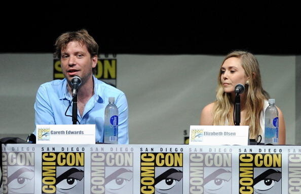 Left: Director Gareth Edwards, Right: Elizabeth Olsen (Photo by Kevin Winter / Getty Images) 2