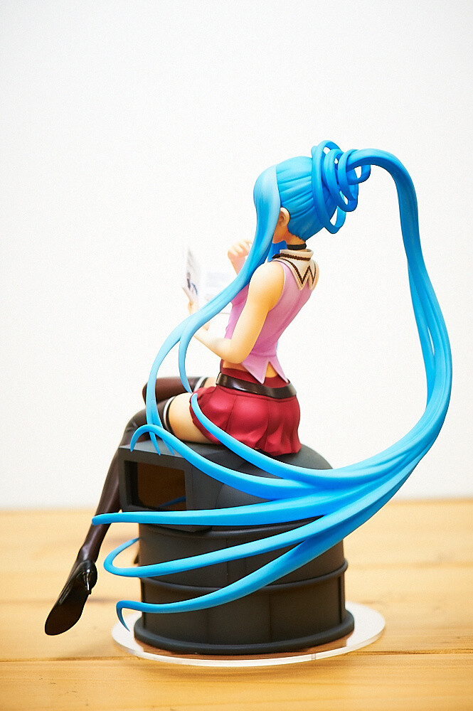 Her unique hair is depicted vibrantly. 47