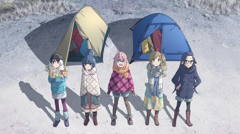 Laid Back Camp Receives Film, OVA, and Second Season