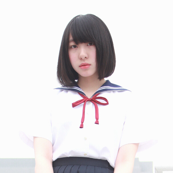 Tsukekae Seifuku Navy blue collar + blouse / © Tsukekae Seifuku 1