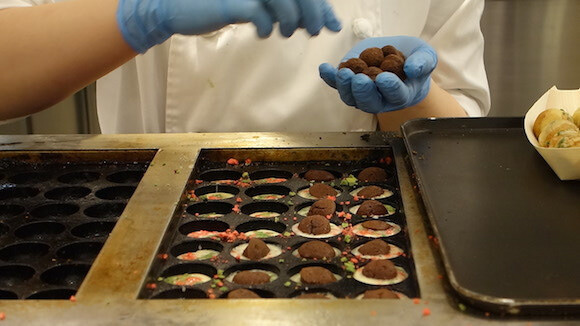 Chocolate takoyaki?? We try the limited-edition sweet that looks just like fried octopus balls 15