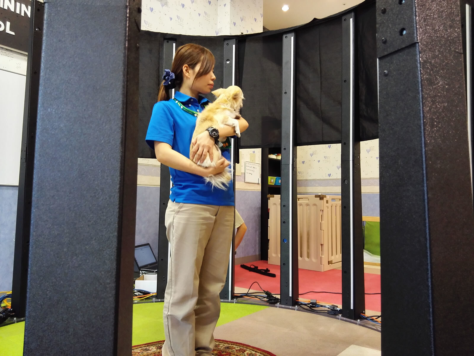 Pose with your pet in your arms! 2