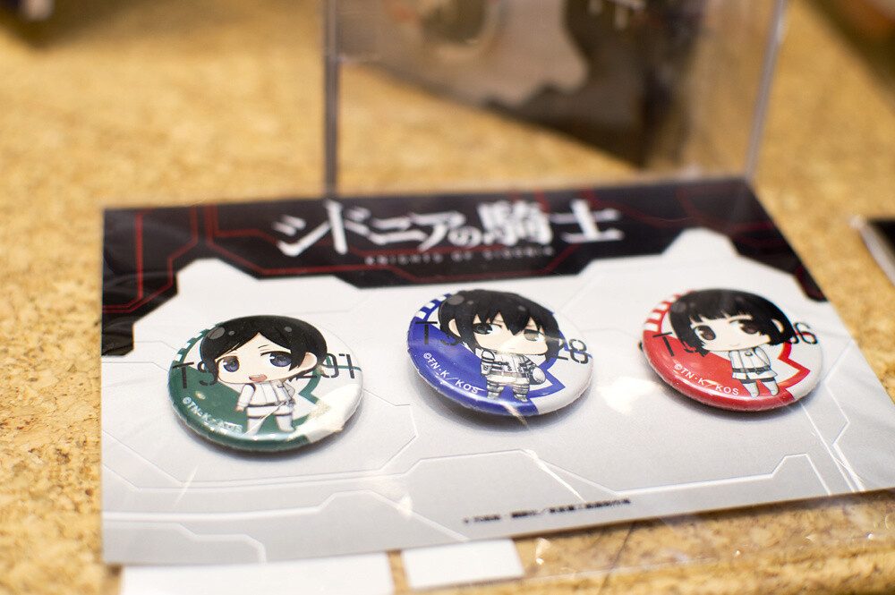 Knights of Sidonia pin badge set 3