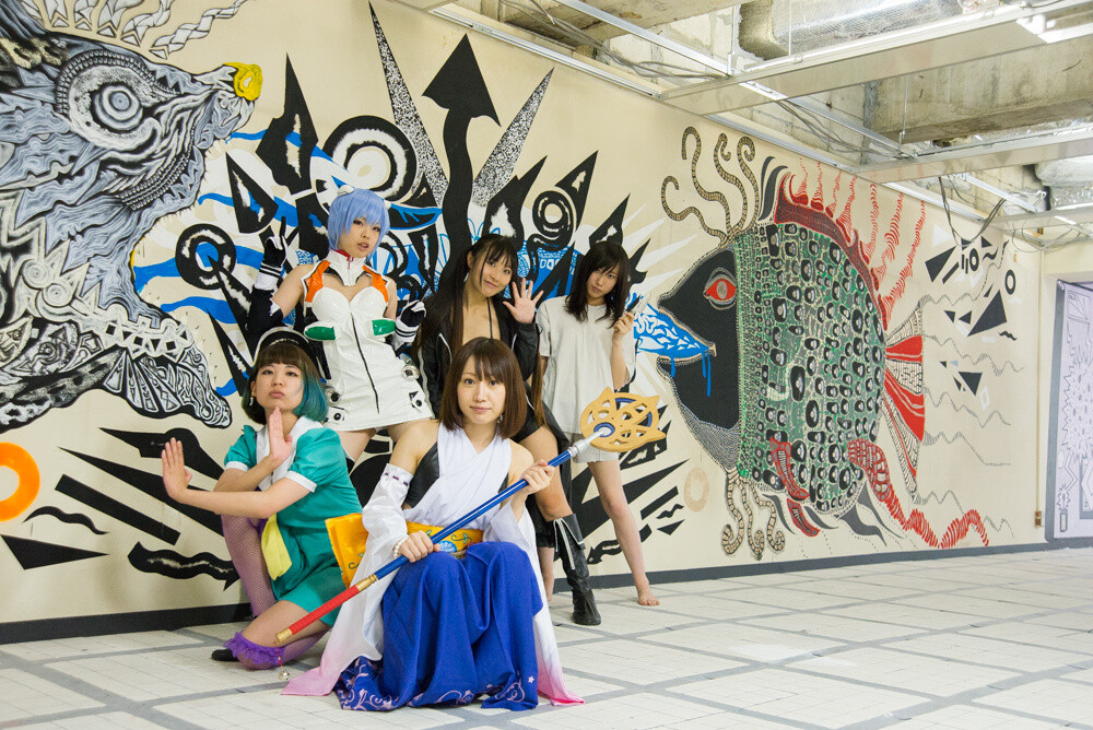 Dilapidated Building Becomes Temporary Museum: #BCTION Creates a World Interweaving Street Art and Cosplay 16