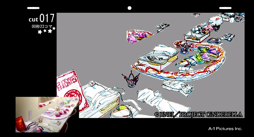 “The Idolmaster Cinderella Girls” Opening Key Animations Move! 6