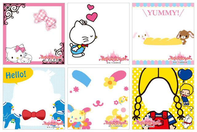 © 1976, 1979, 2001, 2004, 2013 Sanrio Co., Ltd. (E) Approval No. E-540522-1 1