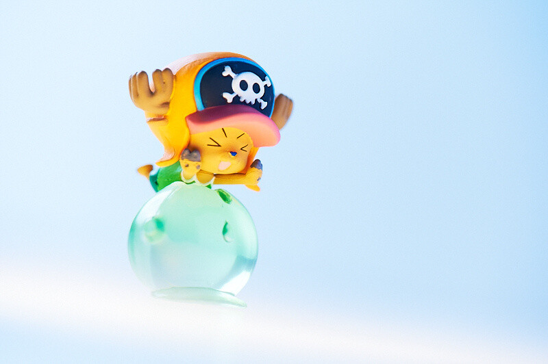 Chopper looks like he’s having fun! He looks like he jumped straight out of the TV anime. His innocent look is so cute! Many people become interesting in figure photography from thinking, “I want to capture the beauty of this figure.” 7