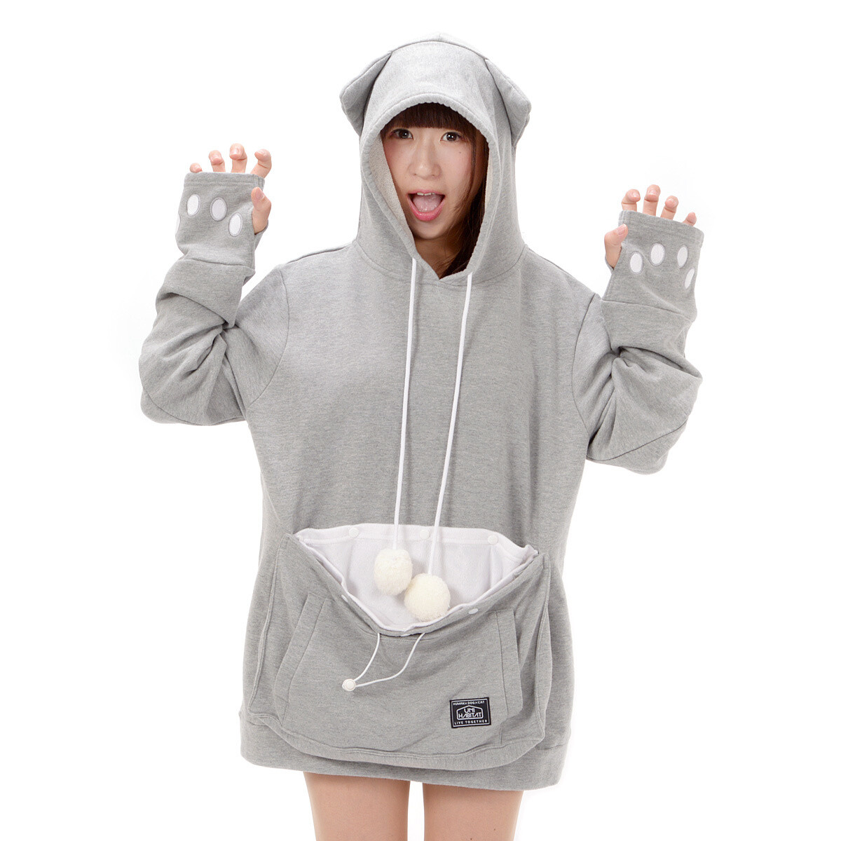 Enjoy Endless Cuddles w/ Cozy & Convenient Mewgaroo Hoodies & Onesies! 4