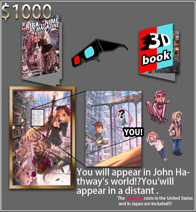 Popular Japanese Artist JohnHathway Opens Project on Kickstarter! Behold *Akiba Anime Art Magazine Vol. 00*! 6