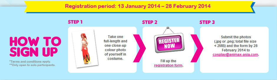 Sign Ups for the Animax Cosplay Competition at Animax Carnival Malaysia 2014 Are Being Held Now! 3
