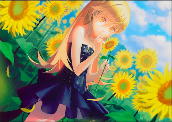 Get Your Hands on a Stunning CG-i Monogatari Print by VOFAN! 0