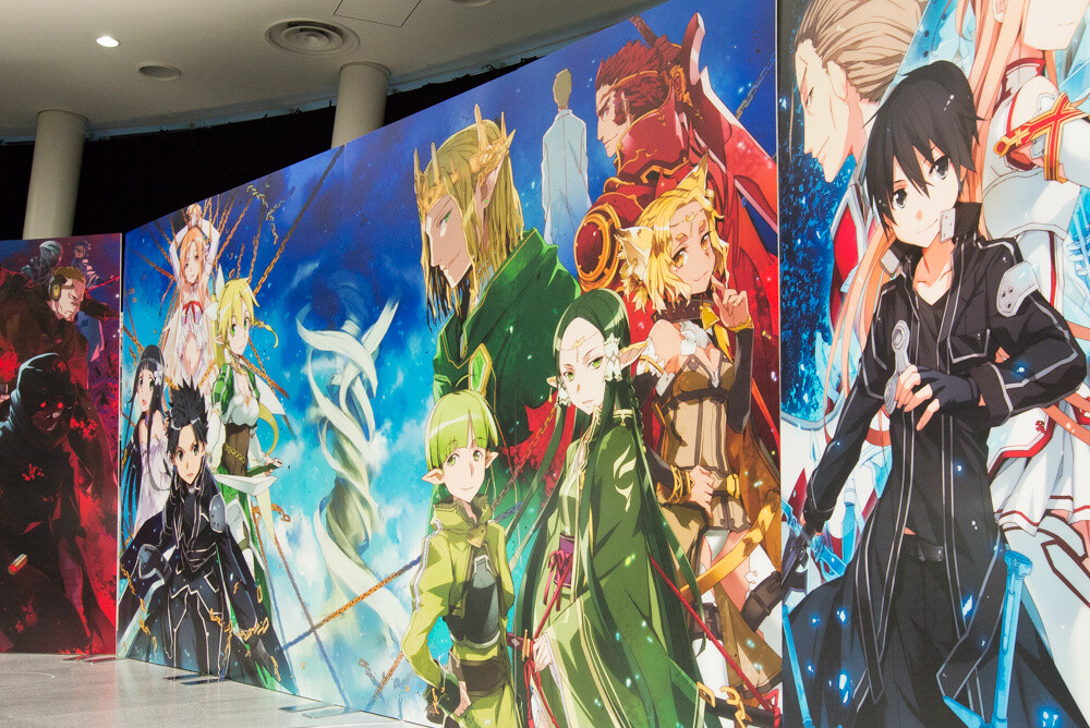 A massive panel of the main visuals to SAO and SAO 2 21