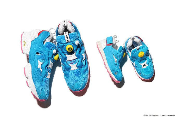Doraemon Version of Reebok's Insta Pump Fury Shoes Available March 4! 1