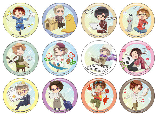 Additional Hetalia Cafe Character Visuals & Menu Revealed! 5