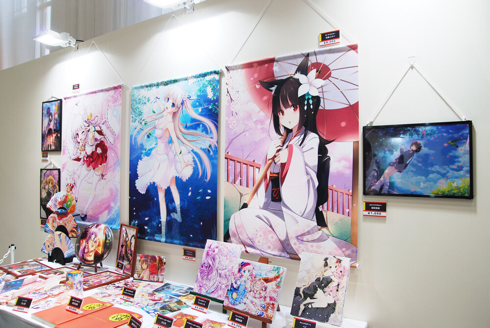 100 Popular Artists Draw “Kawaii” - Eshi 100 Exhibit Report 1