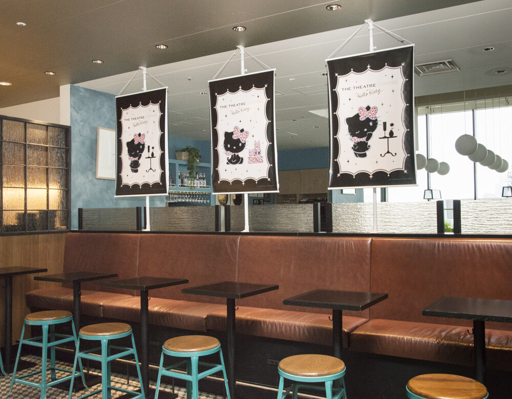 The cafe's interior. 12