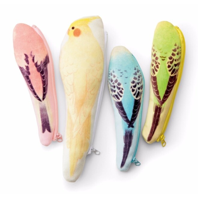YOU+MORE! Recreate Cuteness of Parakeets as Pen Pouches! 2