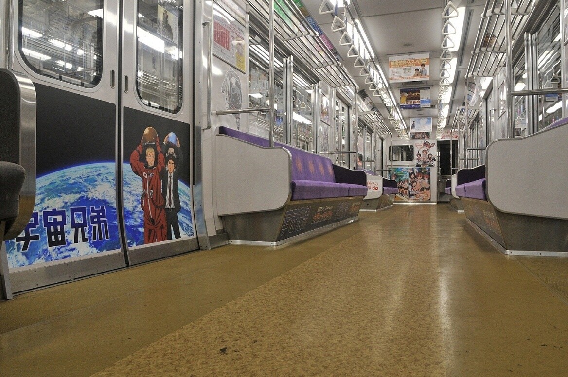 Anime Characters Have Appeared in the Kyoto Subway?! Anime-Decorated Trains Are Now in Service! 5