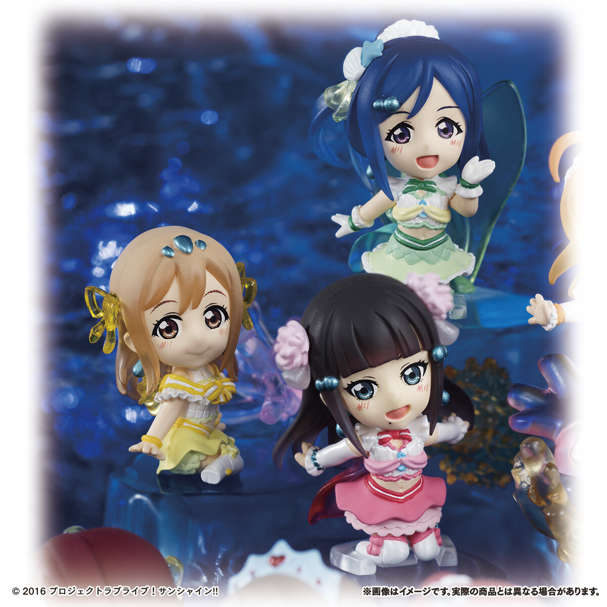 All Nine Love Live! Sunshine!! Aqours Members Hit the Stage as Chibi Figures! 4