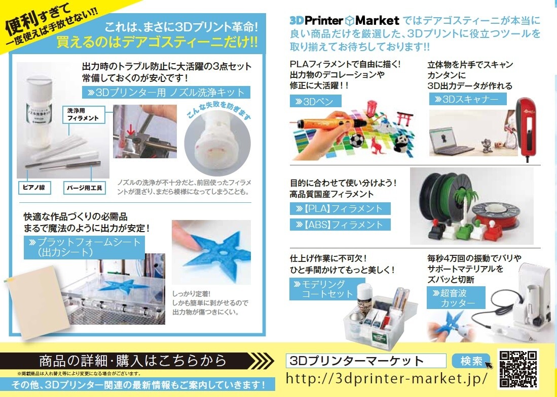 Various goods on 3D Printer Market 3