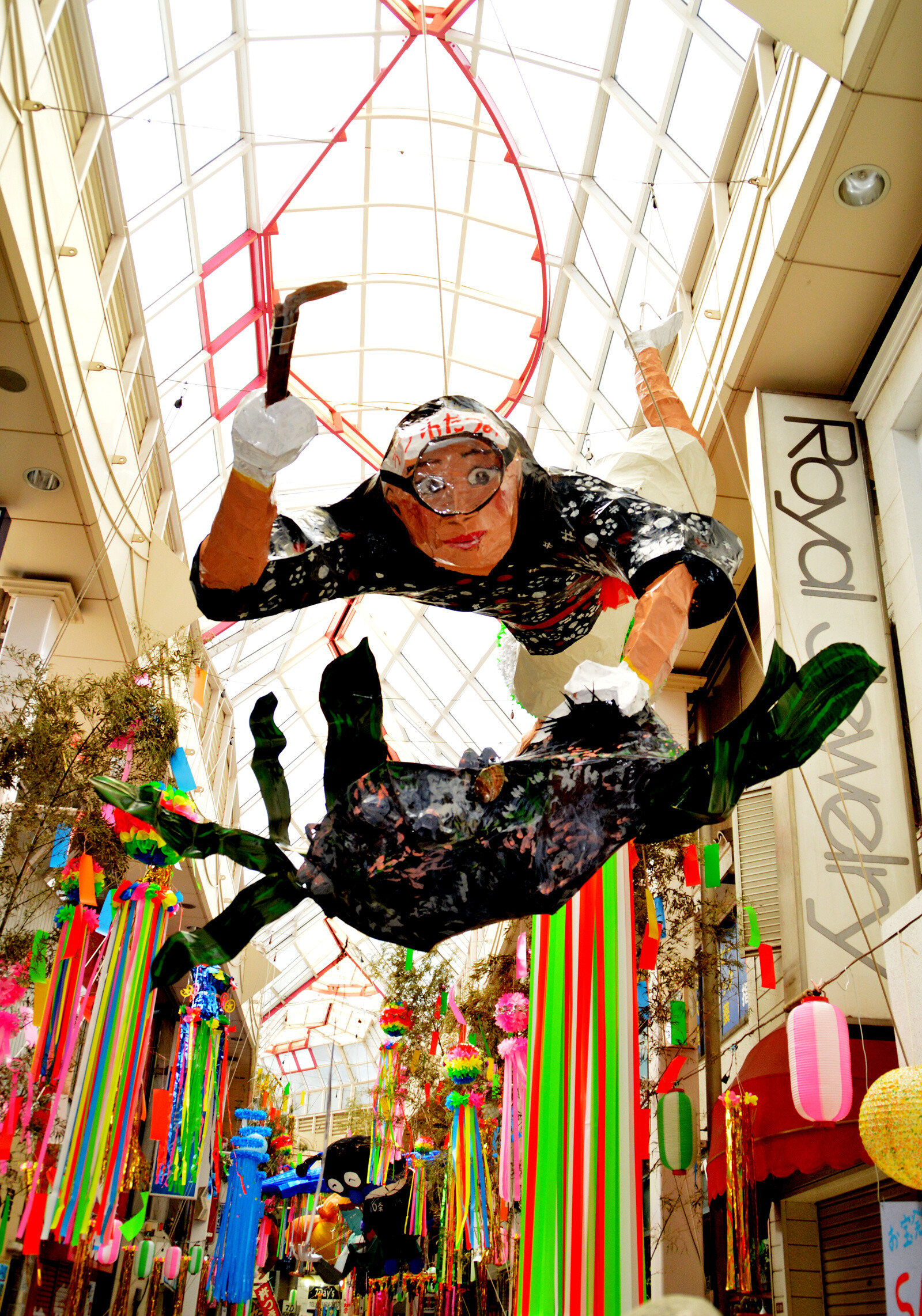 Asagaya Tanabata Festival Features Gigantic Paper Mache of Popular Anime Characters 10