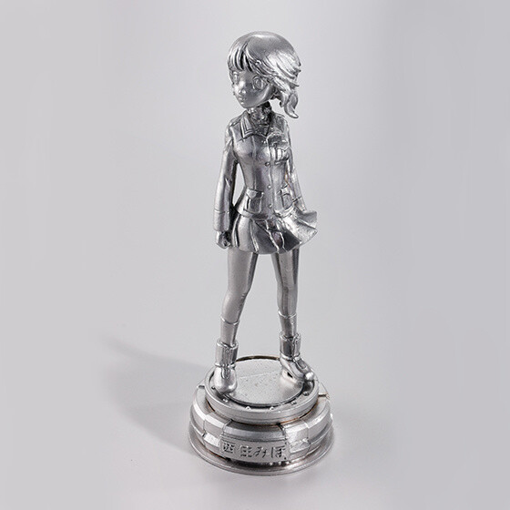 Full Metal Miho! Girls und Panzer Heroine Posed Atop Her Tank in Shiny Metal Statue 6