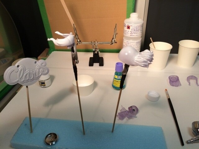 ClariS Nendoroid Petite Paint Job Challenge - One-of-a-Kind Original Nendoroid Petite 3