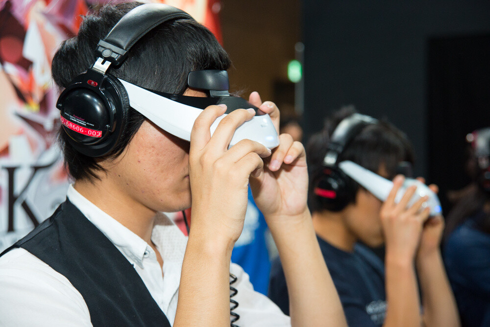 These VR head-mounted displays were officially released first in Japan. 0