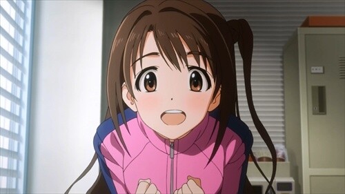 Screenshot from the anime *The Idolmaster: Cinderella Girls* 0