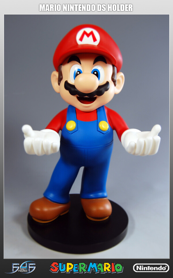 super mario ds holder statue