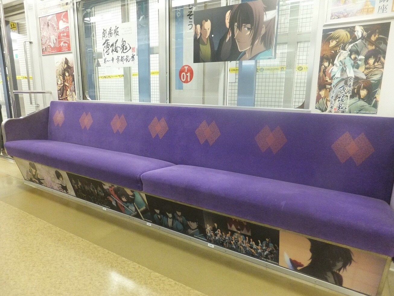 Anime Characters Have Appeared in the Kyoto Subway?! Anime-Decorated Trains Are Now in Service! 10