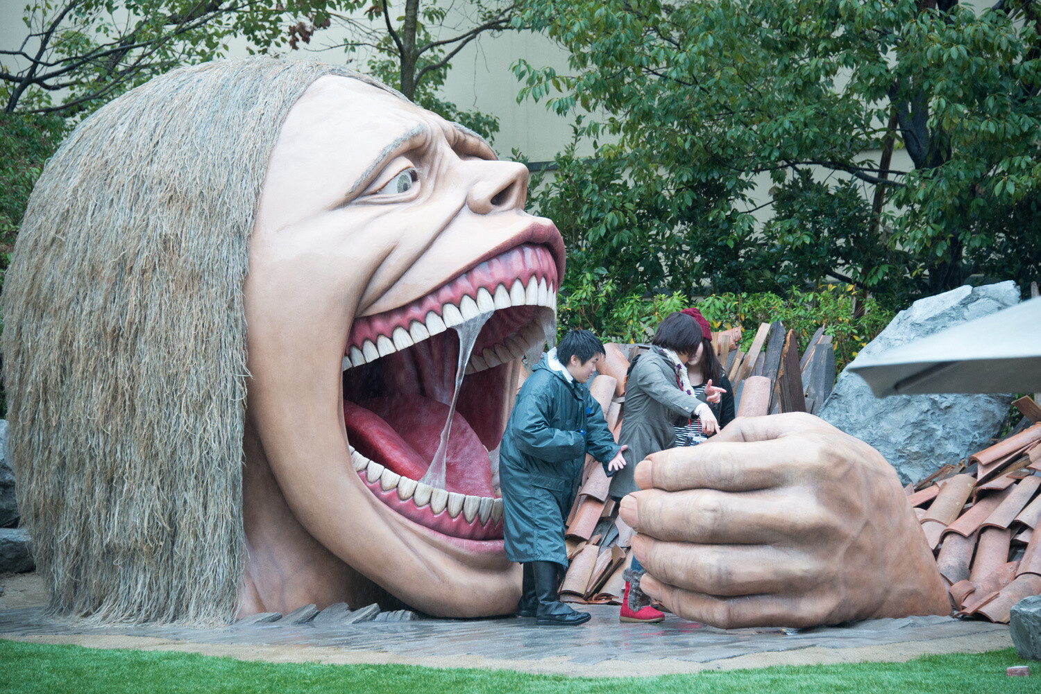 Inside the *Attack on Titan: The Real* area 9