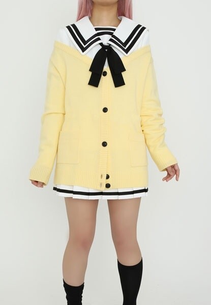 White Sailor Uniform & Cardigan for Summer Cosplay Events? *Kimi to Kanojo to Kanojo no Koi* School Uniform to Release 0