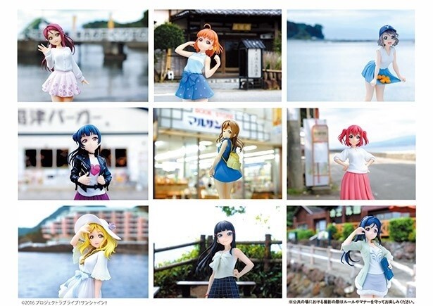 New Love Live! Sunshine!! Figure Series Displays Aqours Members Posing in the City of Numazu! 0
