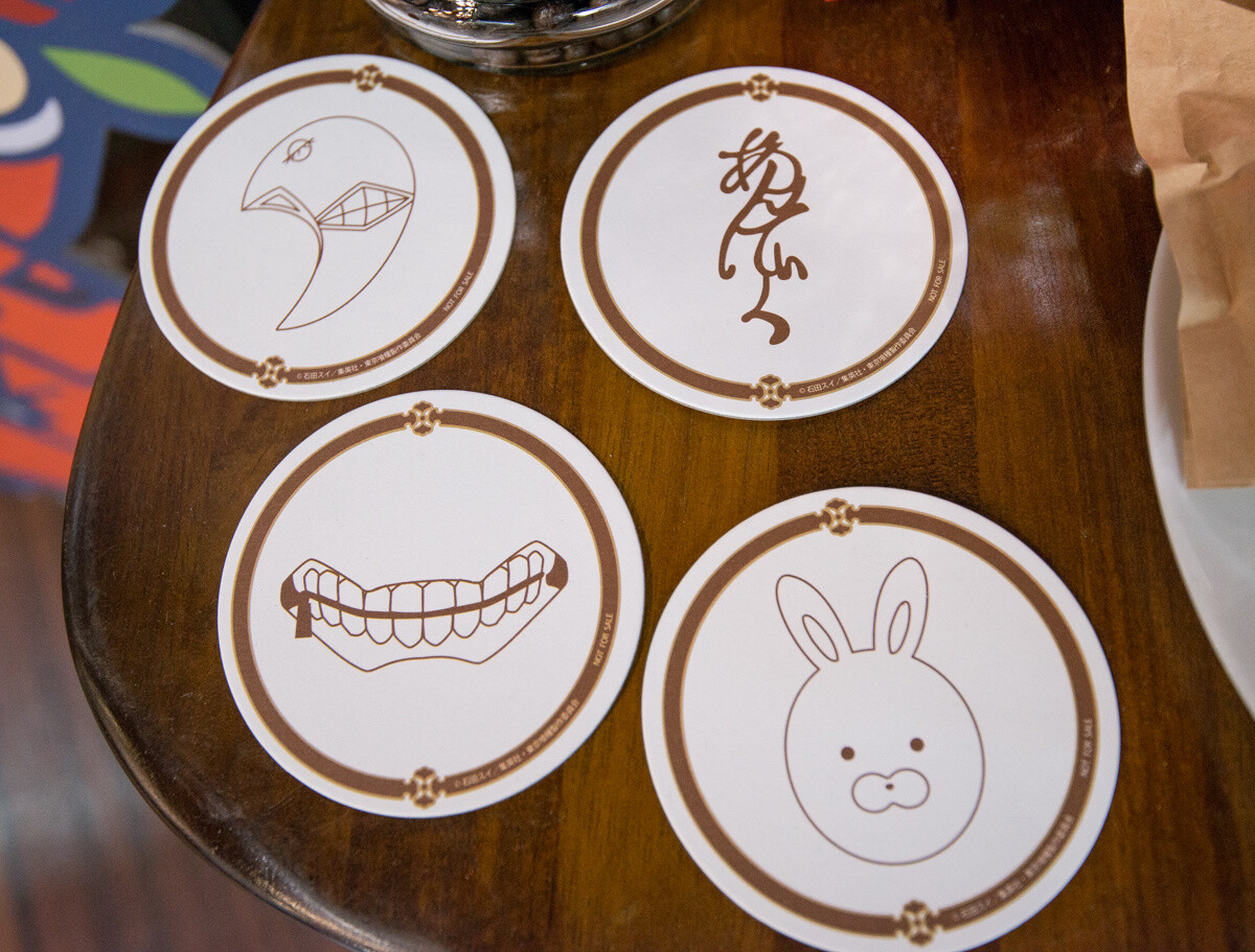 Order from the drink menu and you’ll receive one random deluxe coaster from a total of four. 22