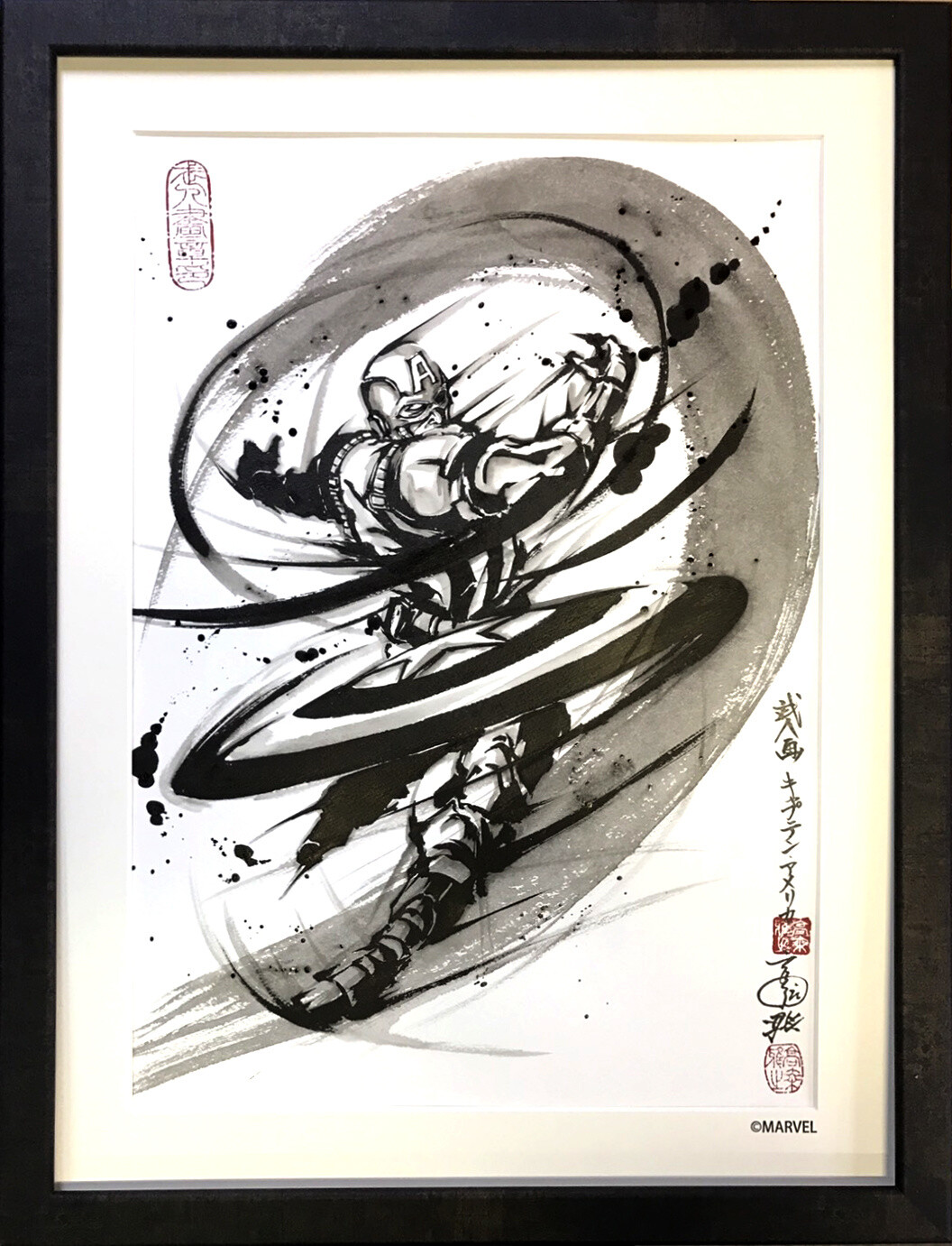 Marvel Heroes Honored with Traditional-Style Ink Paintings! 2