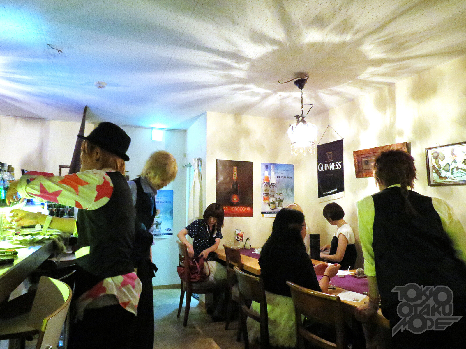 The calm atmosphere inside the cafe. 5