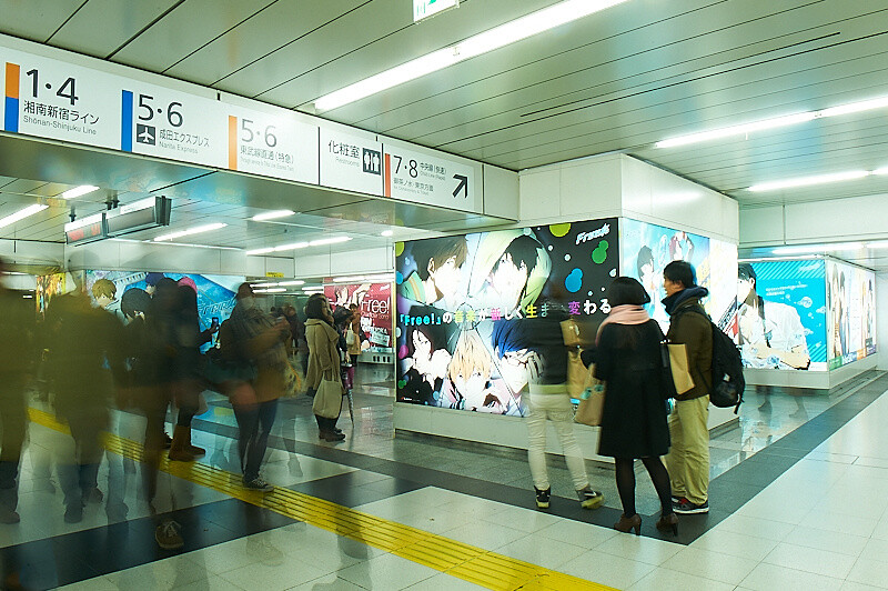 TV Anime Free! Takes Over Shinjuku 13
