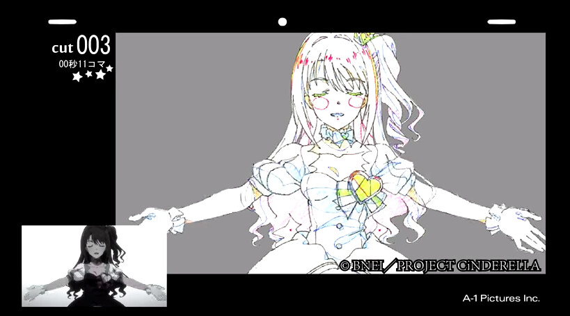 “The Idolmaster Cinderella Girls” Opening Key Animations Move! 0