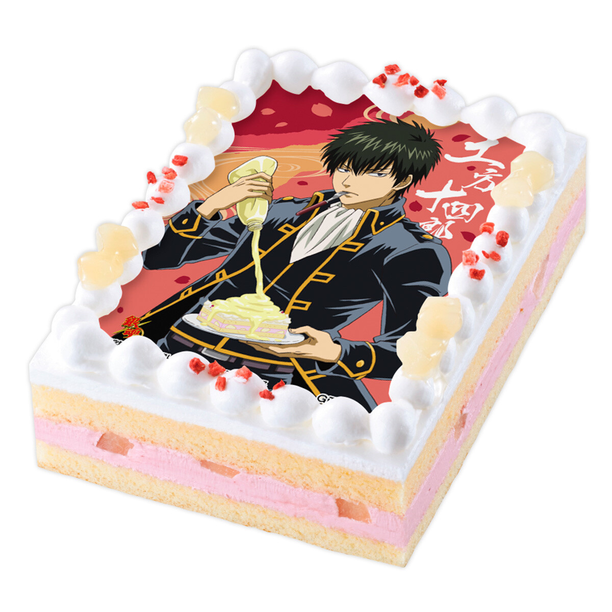 Sixteen Character Cakes Available Featuring Illustrations of Gintama Cast Including Gin, Hijikata & Okita! 1