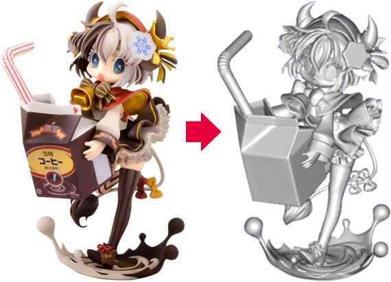 A Moe Character Born from Coffee Milk - Yukiko-tan Project Comes to a Climax! Free Download of 3D Figure Data & Goods Release in Hokkaido! 0