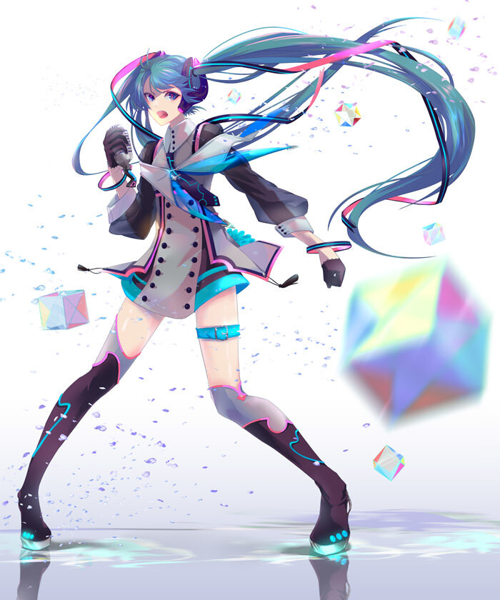 Magical Mirai 2015 Main Visual illustration by hoshima 1