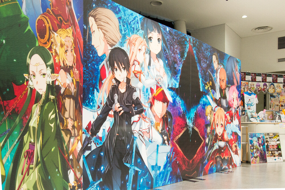 A massive panel of the main visuals to SAO and SAO 2 18