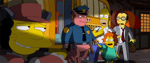 The Simpsons Honors Hayao Miyazaki's Films 0
