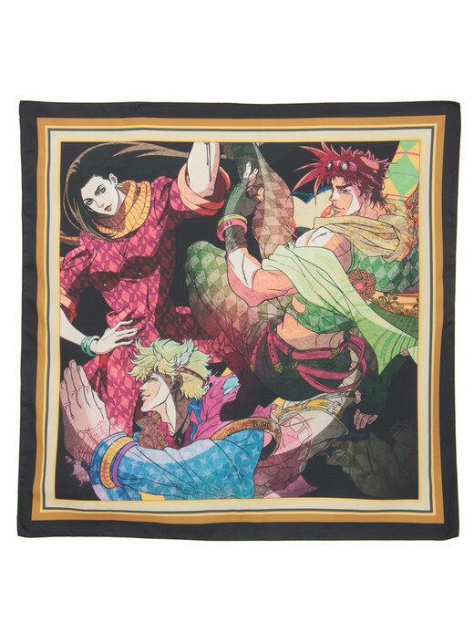 Lojas GUCCI decoradas com ilustrações do mangá Jojo Bizarre Adventure