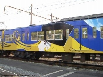 *Galaxy Express 999* wrapped train　© Leiji Matsumoto, Seibu Railway Co. Ltd. 1