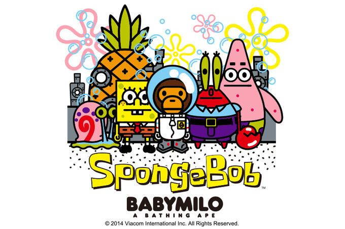 BAPE and SpongeBob Reunite. T-Shirts, iPhone Cases and More 1